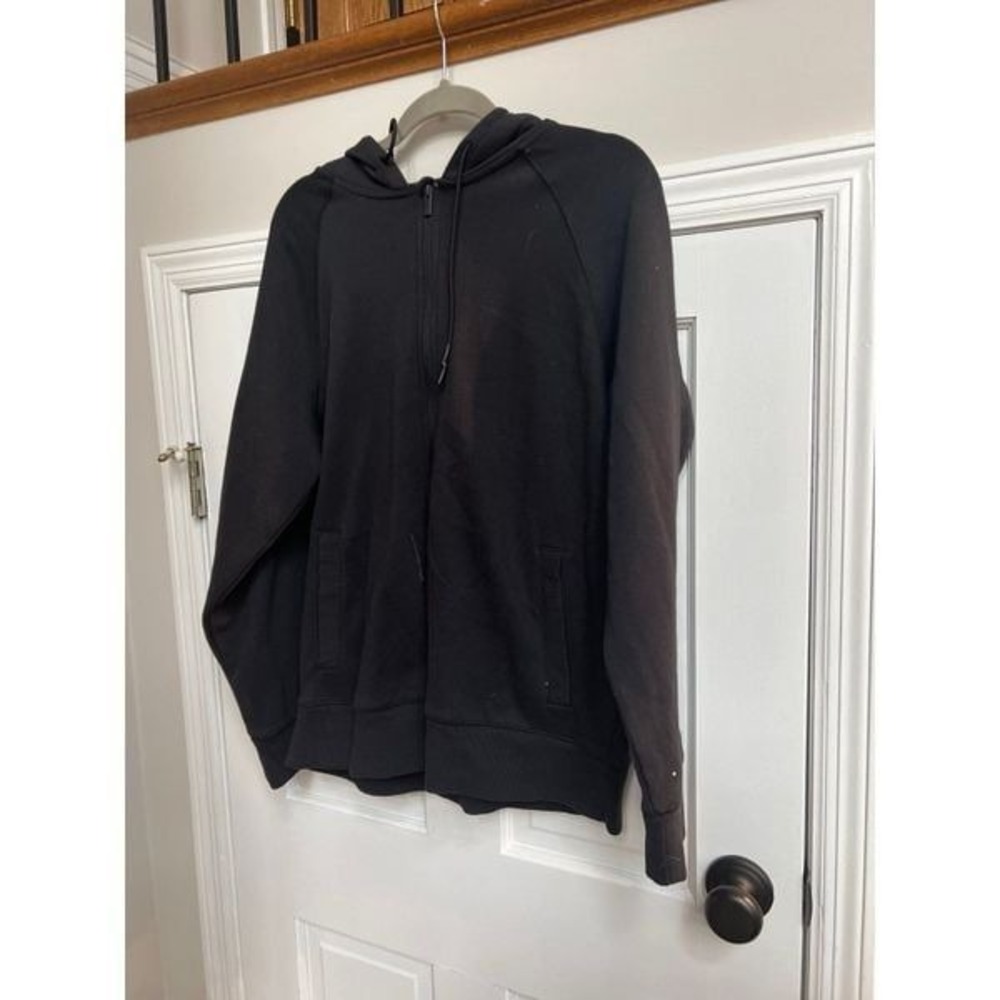 All in motion woman's large black sweatshirt zipup